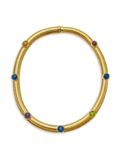 Fifth & Dune Women's Goldtone & Resin Tubogas Necklace In Gold