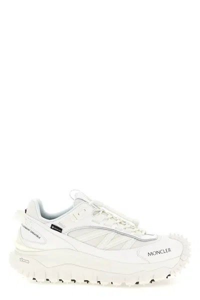 Moncler Waterproof Trailgrip Gtx Sneakers With Carbon Fiber In White
