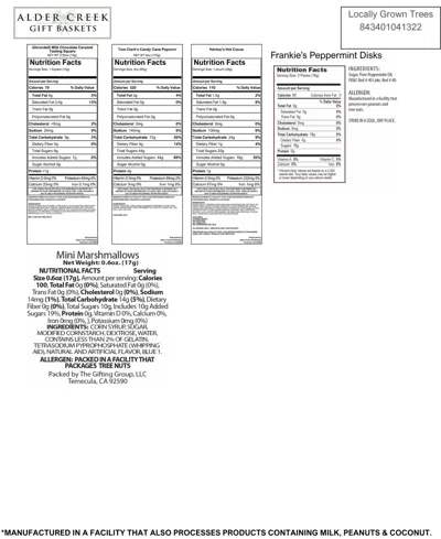 Alder Creek Gift Baskets Holiday Locally Grown Trees, 10-pc. In Multi
