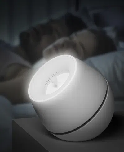 Sharper Image Sound Soother Noise Machine With Led Glow In Gray