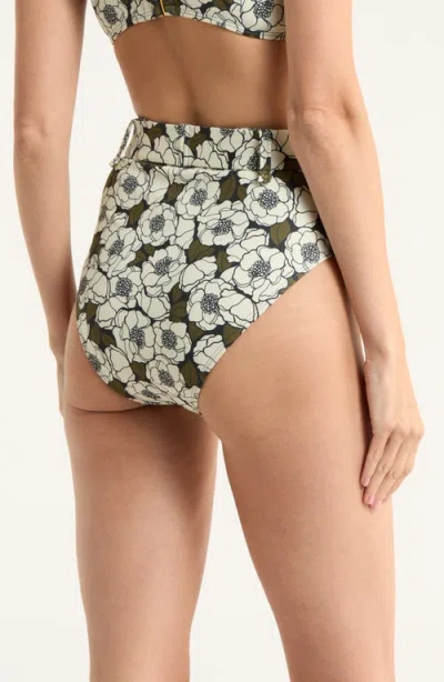 Hutch Conny O-ring High Waist Bikini Bottoms In Multi