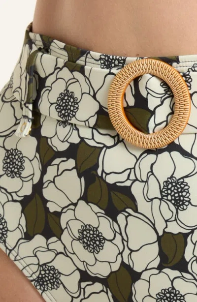 Hutch Conny O-ring High Waist Bikini Bottoms In Multi