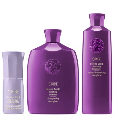 Oribe Serene Scalp Densifying Bundle ($117 Value) In Purple