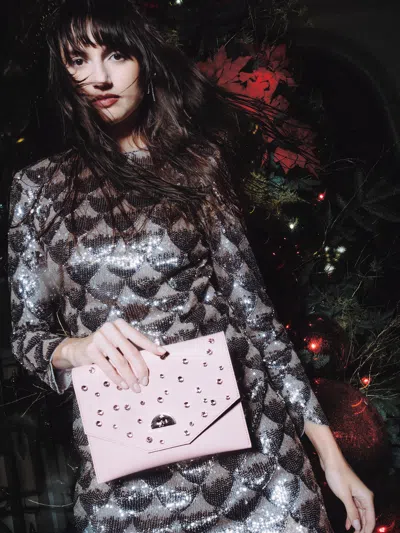 Cambridge Satchel The Twist Lock Pouch In Neutral