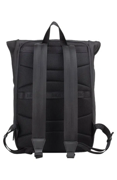 Hugo Boss Hugo Ray N Roll Backpack In Black