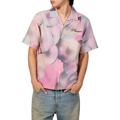 Pleasures X Richard Bernstein Pearl Print Camp Shirt In Multi