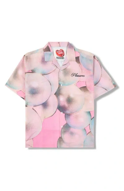 Pleasures X Richard Bernstein Pearl Print Camp Shirt In Multi
