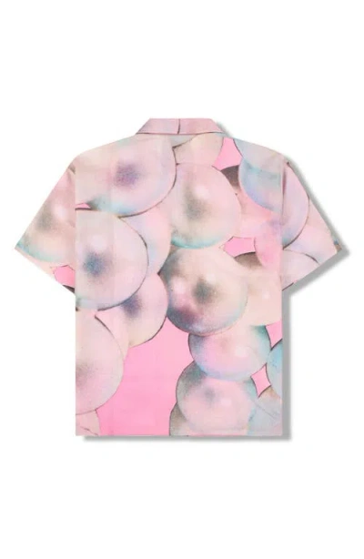 Pleasures X Richard Bernstein Pearl Print Camp Shirt In Multi