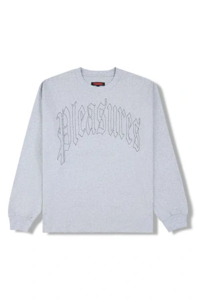 Pleasures Twitch Embroidered Long Sleeve T-shirt In Multi