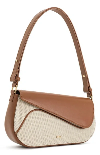 Jw Pei Addisyn Canvas Shoulder Bag In Brown