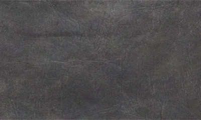 Beams Aged Faux Leather Car Coat In Gray