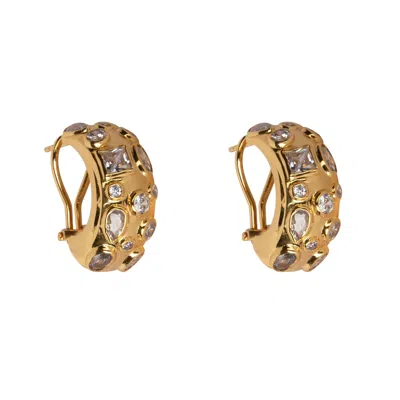 Bounkit Women's Gold Amaya Hoops Pierced In Gold