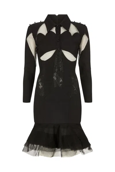 April & Alex Women's Black Lace Mini Dress In Black