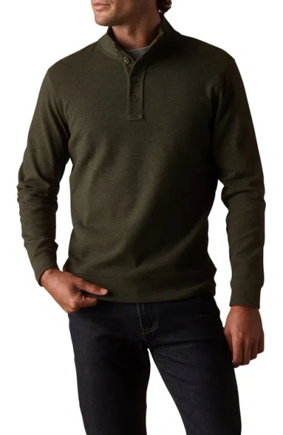 The Normal Brand Puremeso Mock Neck Top In Green