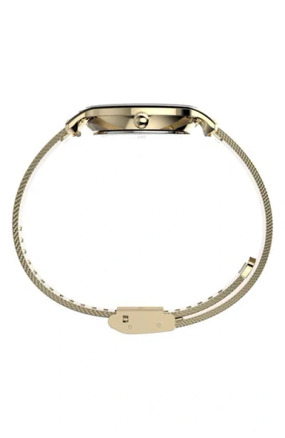 Timex ® Transcend™ Mesh Strap Watch, 31mm In Gold