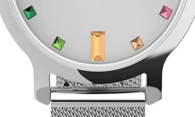 Timex ® Transcend™ Mesh Strap Watch & Bracelet Gift Set, 31mm In Gray