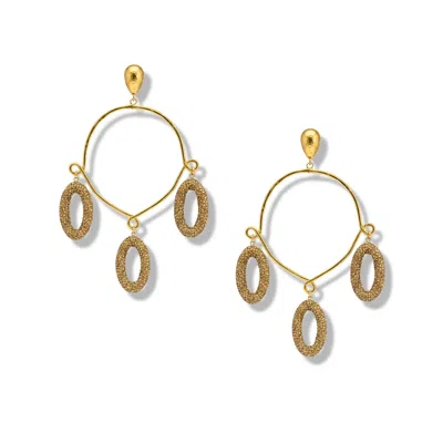 Jaredjamin Women's Gold Seraphina Chandelier Post Earrings In Gold
