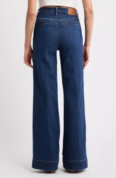 Hidden Jeans High Waist Flare Trouser Jeans In Blue