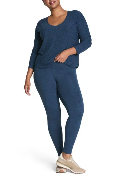 Spanx ® Softstretch Long Sleeve Top In Blue