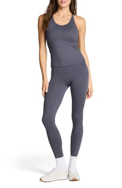 Spanx ® Softstretch Rib Shelf Bra Performance Tank In Gray