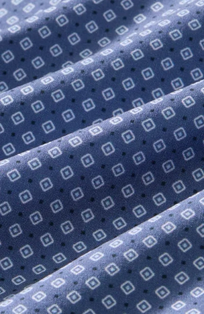 Mizzen + Main Mizzen+main Leeward Trim Fit Diamond Print Performance Button-up Shirt In Multi