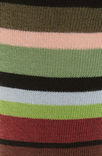 Paul Smith Marek Stripe Socks In Black