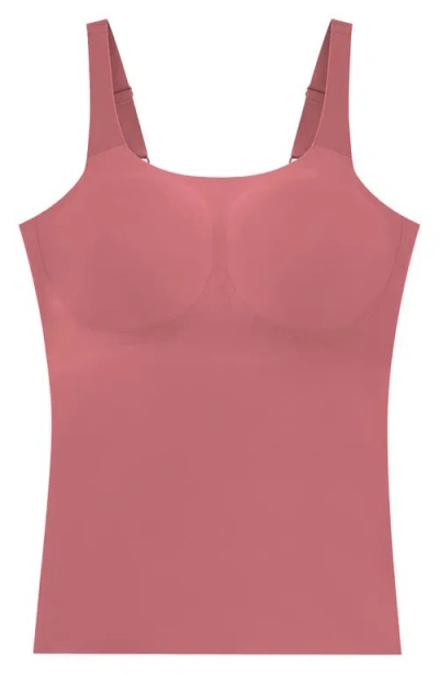 Evelyn & Bobbie Structured Scoop Shaper Camisole In Pink