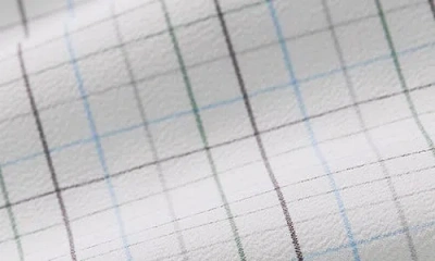 Mizzen + Main Mizzen+main Leeward Trim Fit Plaid Performance Button-up Shirt In White