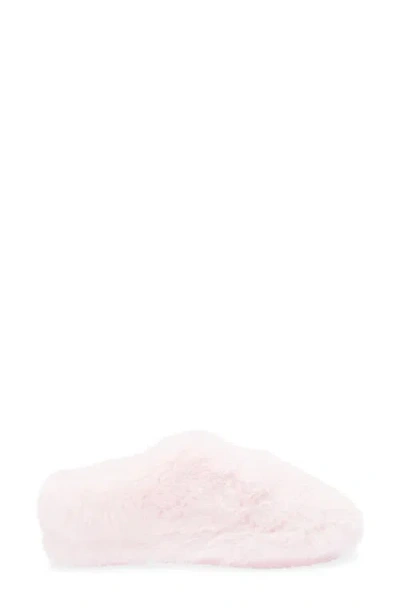 Skims Faux Fur Slipper In Pink