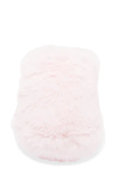 Skims Faux Fur Slipper In Pink