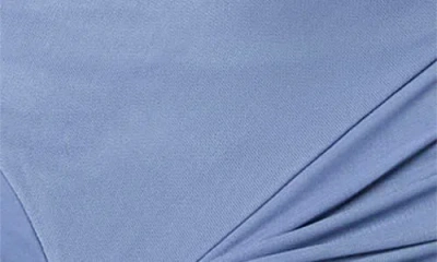 Nia Abbott Kinney Strapless Maxi Dress In Blue