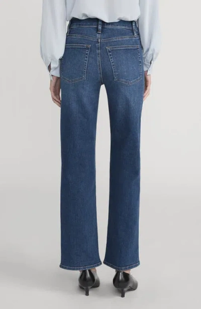 Frame The Mellow Ankle Straight Leg Jeans In Multi