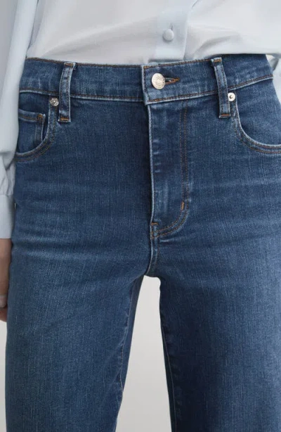 Frame The Mellow Ankle Straight Leg Jeans In Multi