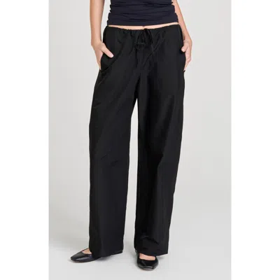 Wayf Elena Wide Leg Pants In Black