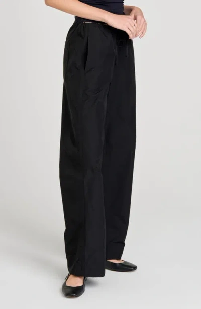 Wayf Elena Wide Leg Pants In Black