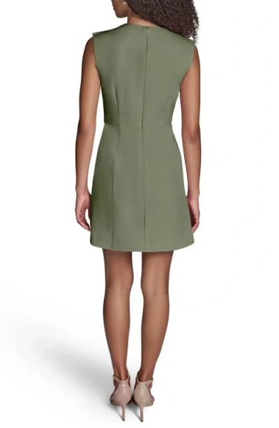 Bcbg Iconic Stretch Asymmetric Minidress In Green