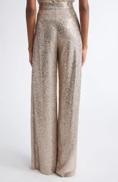 St John St. John Luxe Sequin Wide Leg Pants In Multi