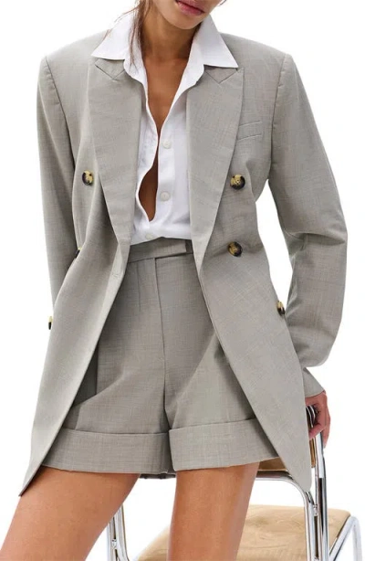 Rag & Bone Neila Stretch Wool Shorts In Animal Print