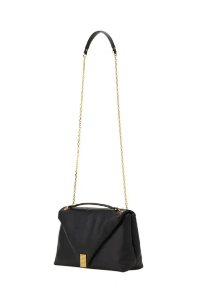 Lanvin Concerto Arpege Soft Leather Bag In Black