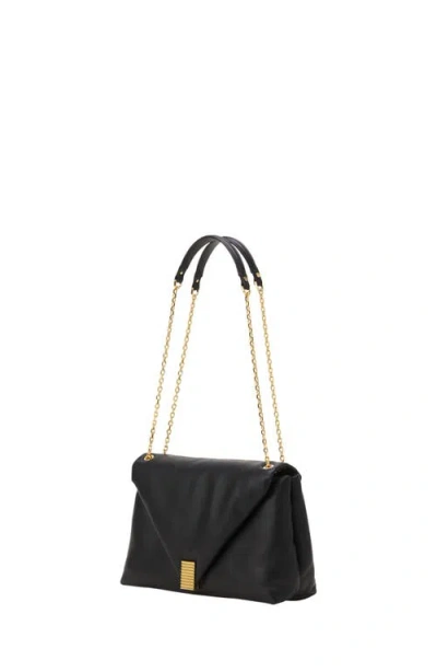Lanvin Concerto Arpege Soft Leather Bag In Black