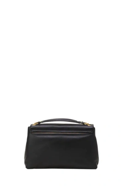 Lanvin Concerto Arpege Soft Leather Bag In Black