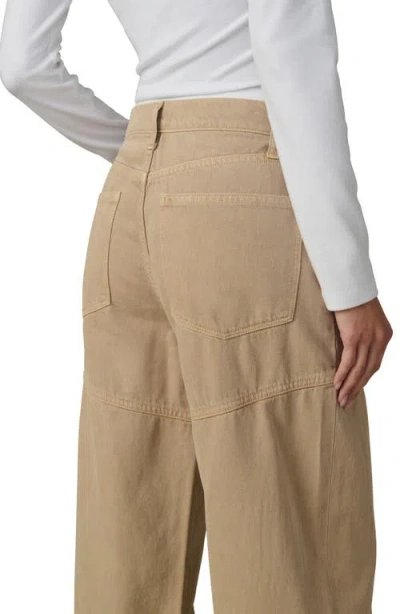 Joe's Jeans The Harlowe Seamed High Waist Wide Leg Jeans In Neutral