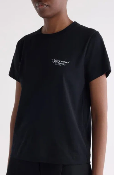 Givenchy Regular Fit Logo Graphic T-shirt In Black
