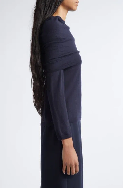 Max Mara Fareta Two-piece Sweater Set In Purple