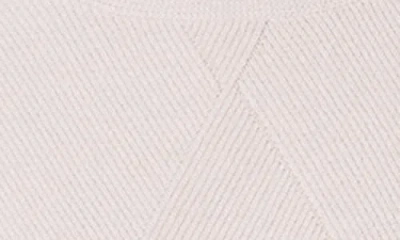 Max Mara Baffo Diamond Stitch Cashmere Crewneck Sweater In Pink