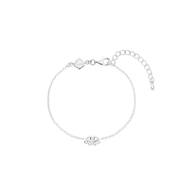 Vanchi Women's Defender Evil Eye Bracelet In Silver In Silver