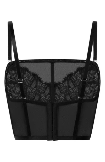 Hunkemoller Hunkemöller Odette Diamante Bustier In Black