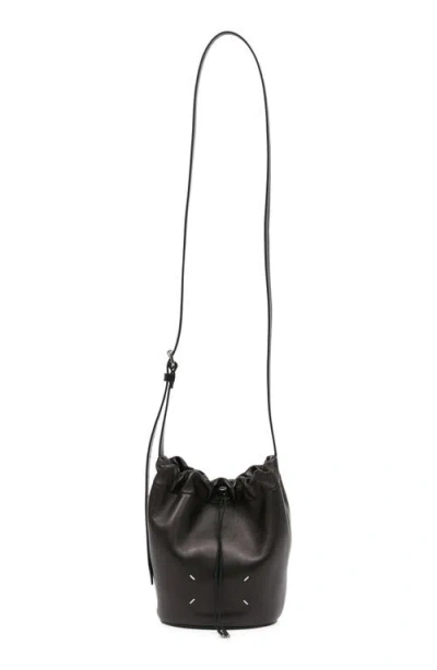 Maison Margiela Belt Leather Crossbody Bag In Black