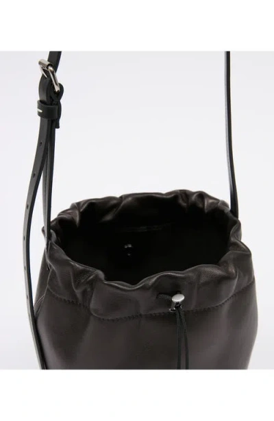 Maison Margiela Belt Leather Crossbody Bag In Black