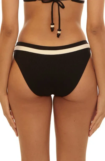 Becca Coast Line Hipster Bikini Bottoms In Black